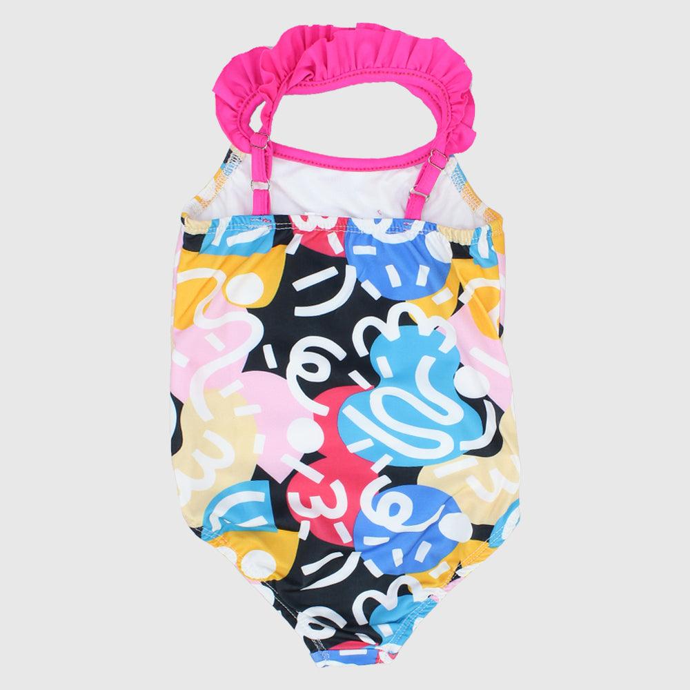 Multicolored Doodles Swim Suit - Ourkids - Playmore