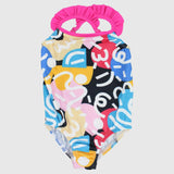 Multicolored Doodles Swim Suit - Ourkids - Playmore