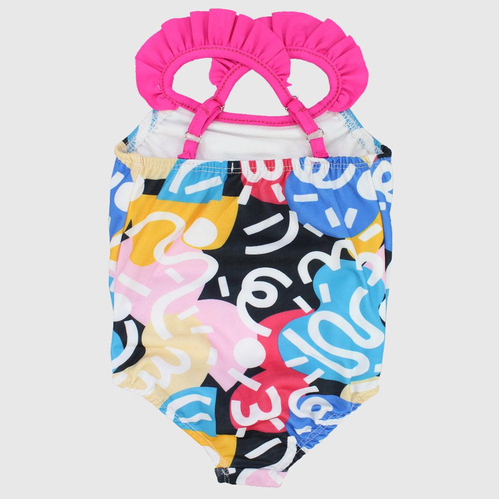 Multicolored Doodles Swim Suit - Ourkids - Playmore