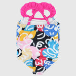 Multicolored Doodles Swim Suit - Ourkids - Playmore