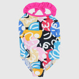 Multicolored Doodles Swim Suit - Ourkids - Playmore