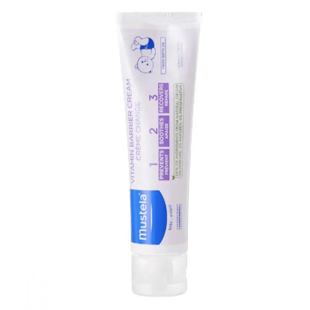 Mustela Vitamin Barrier Cream 100ML - Ourkids - Mustela