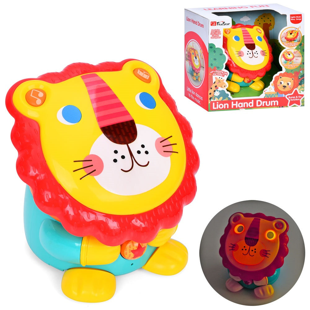 Five Star Lion Hand Drum Toy