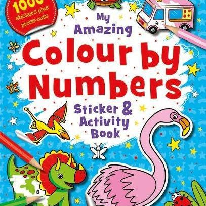 My Amazing Color by Numbers Sticker and Activity Book - Ourkids - OKO