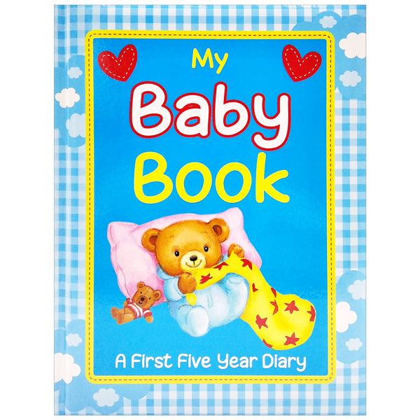 My Baby Book A First Five Year Diary - Blue - Ourkids - OKO