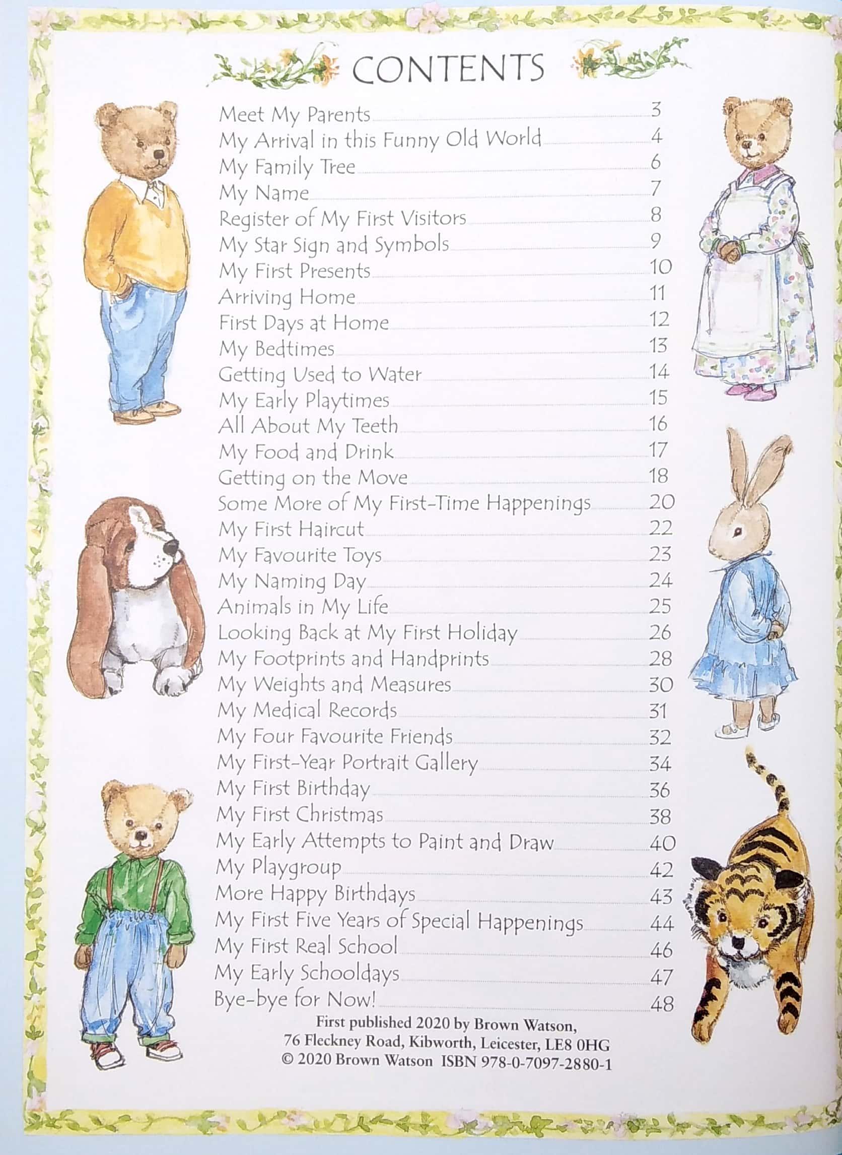 My Baby Book A First Five Year Diary - Blue - Ourkids - OKO
