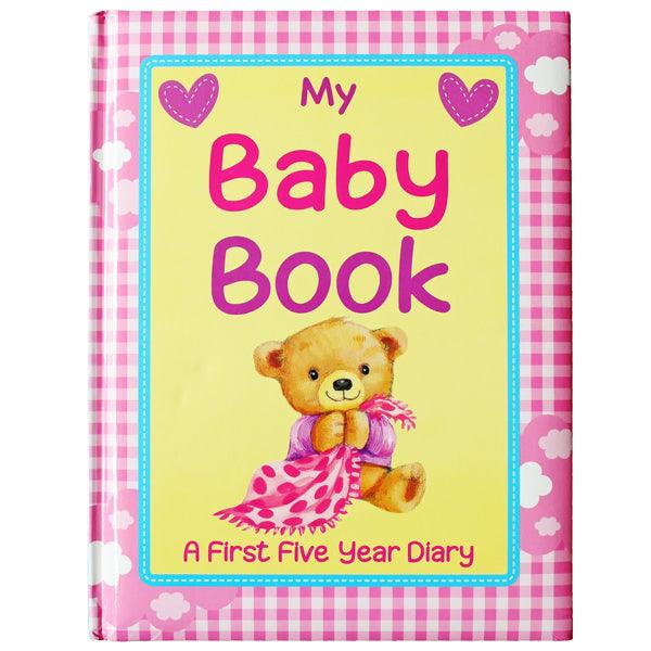 My Baby Book A First Five Year Diary - Pink - Ourkids - OKO