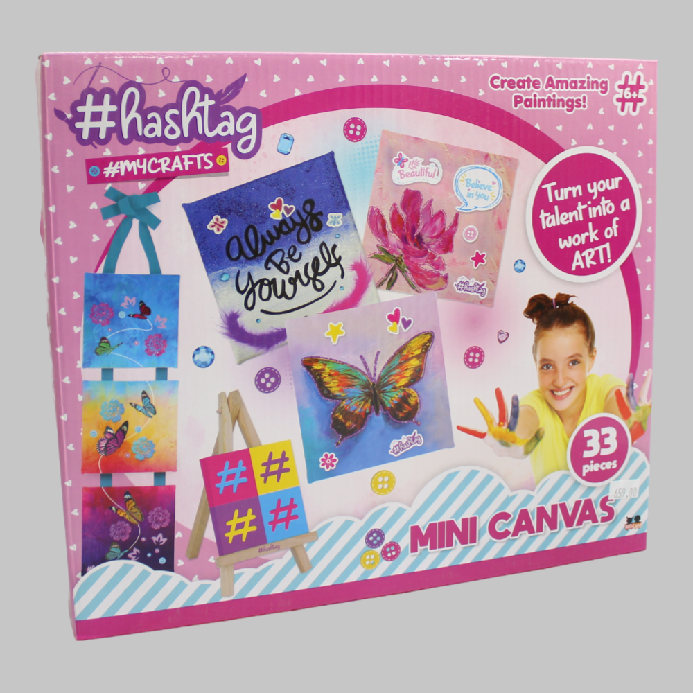 MyCrafts Mini Canvas - Ourkids - Hashtag
