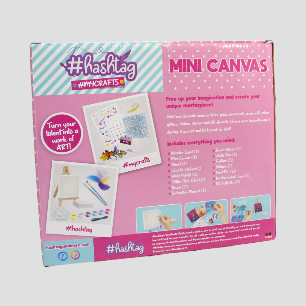 MyCrafts Mini Canvas - Ourkids - Hashtag