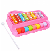 Huanger Large Vocal Piano Xylophone Toy for Kids – Pink