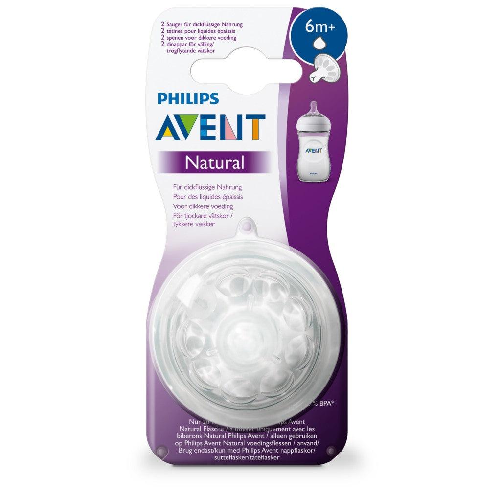 Natural Teat (Y Cut - for Thickened Liquids) 6m+ - Ourkids - Philips Avent