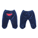 Nautical Navy Long-Sleeved Velvet Hooded Pajama - Ourkids - Ourkids