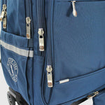 Navy 18 Inches Trolley Backpack + Pencil Case - Ourkids - B.Z.