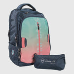 Navy 20 Inches Backpack + Pencil Case - Ourkids - 3M