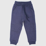 Navy Blue Fleeced Sweatpants - Ourkids - Ourkids