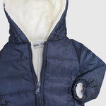 Navy Blue Unisex Long-Sleeved Waterproof Hooded Jacket - Ourkids - Ourkids