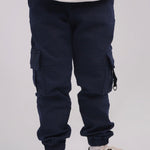 Navy Cargo Pants - Ourkids - Playmore