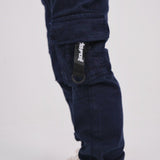 Navy Cargo Pants - Ourkids - Playmore