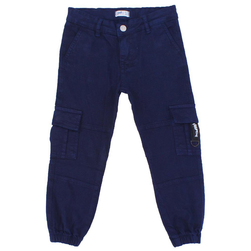 Navy Cargo Pants - Ourkids - Playmore