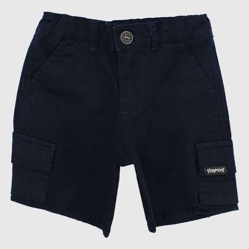 Navy Cargo Shorts - Ourkids - Playmore