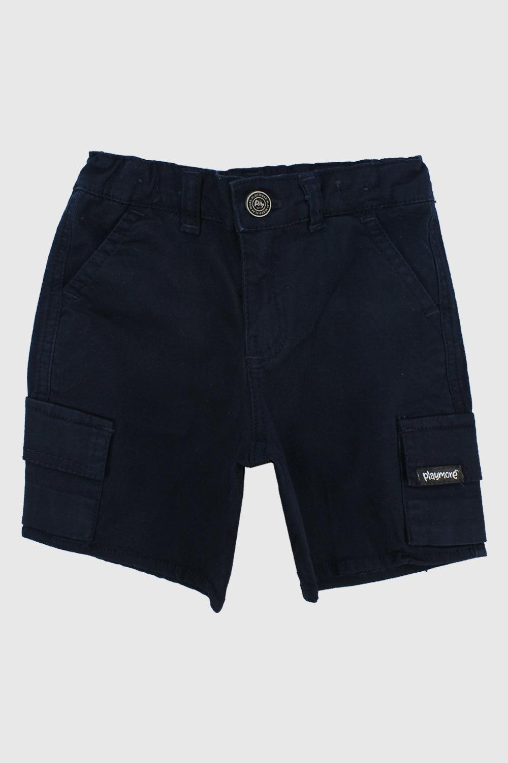 Navy Cargo Shorts - Ourkids - Playmore
