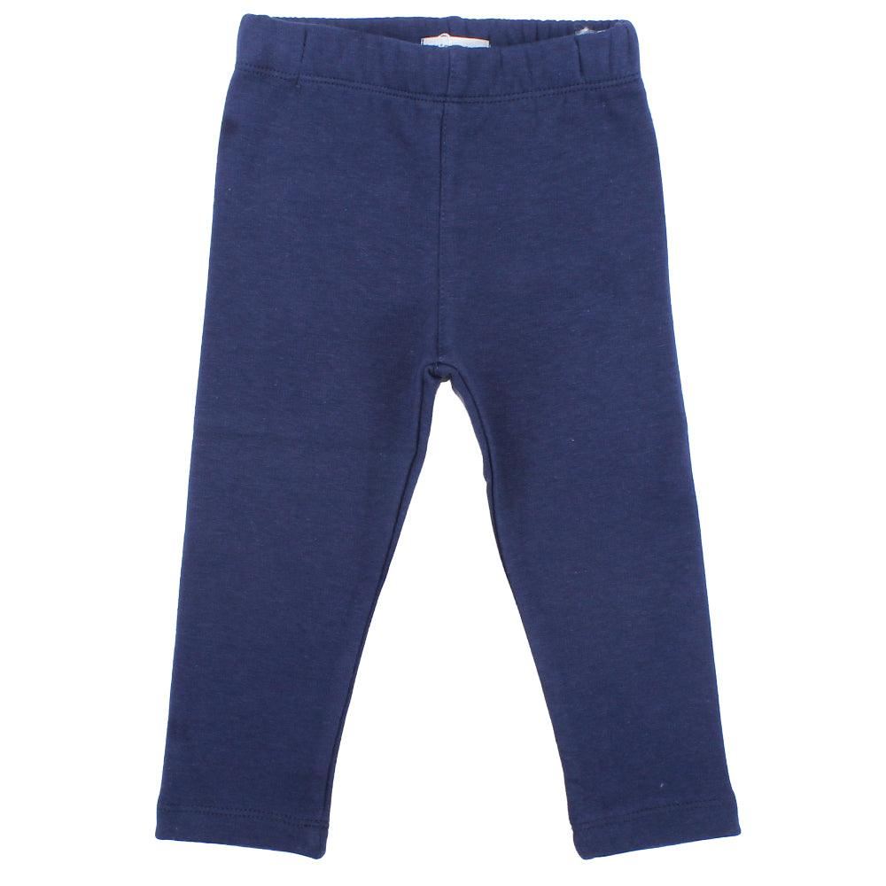 Navy Fleeced Leggings - Ourkids - Ourkids