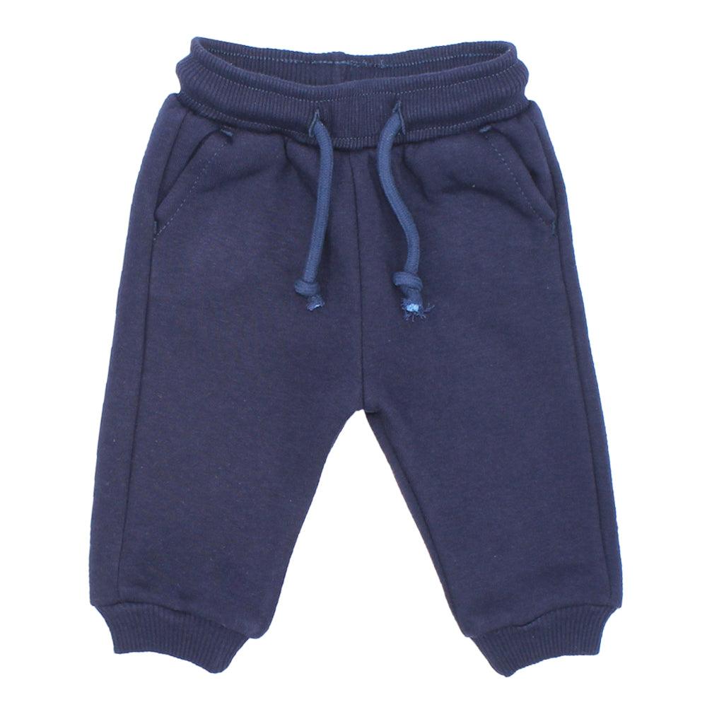 Navy Fleeced Sweatpants - Ourkids - Playmore