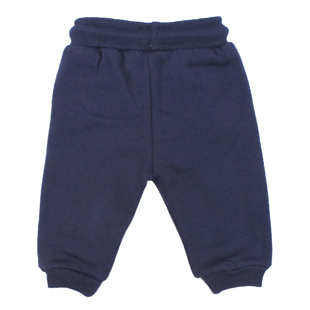 Navy Fleeced Sweatpants - Ourkids - Playmore