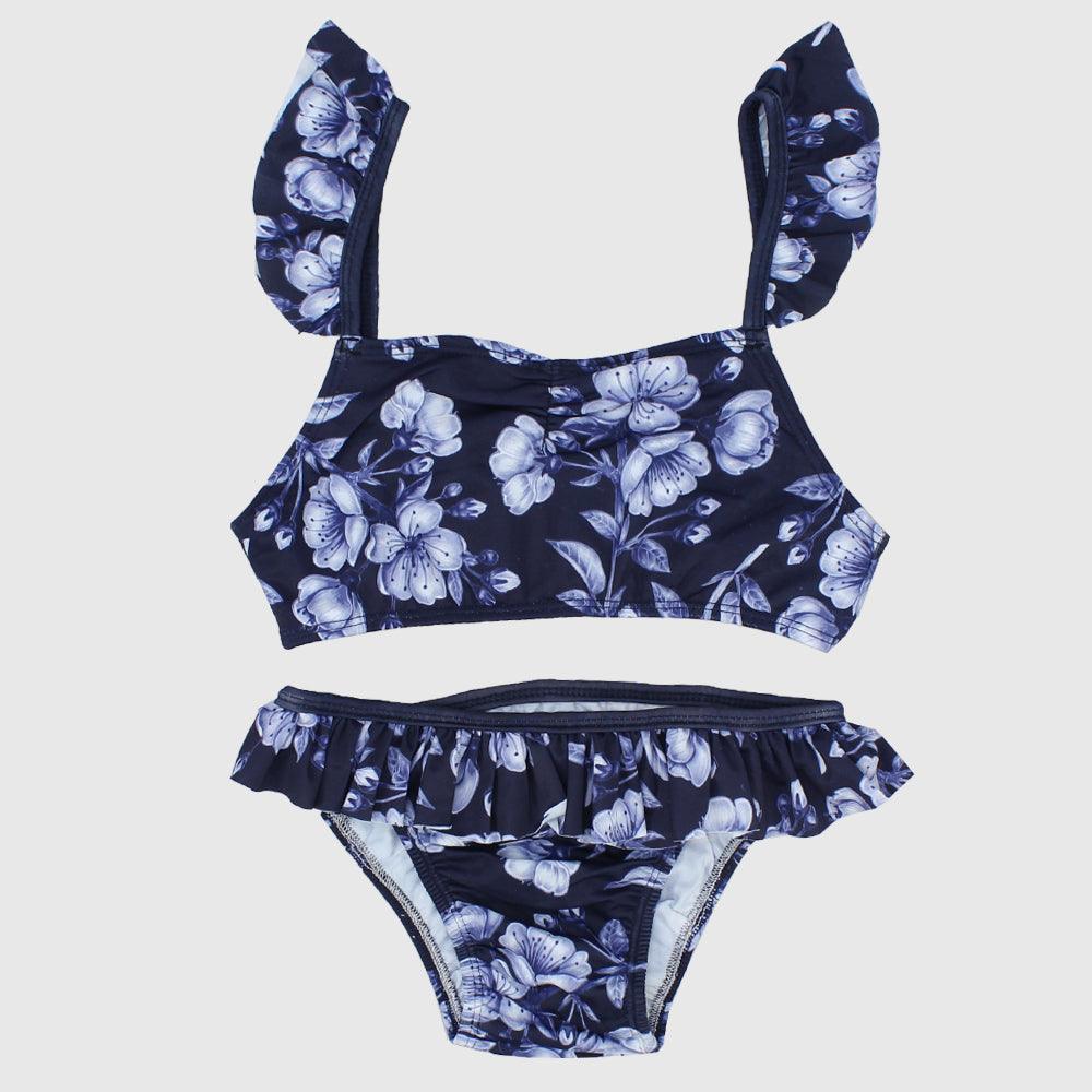 Navy Floral Bikini - Ourkids - Dragonfly