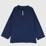 Navy Long-Sleeved Rash Guard - Ourkids - Playmore