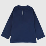 Navy Long-Sleeved Rash Guard - Ourkids - Playmore