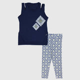 Navy Sleeveless Pajama - Ourkids - Junior