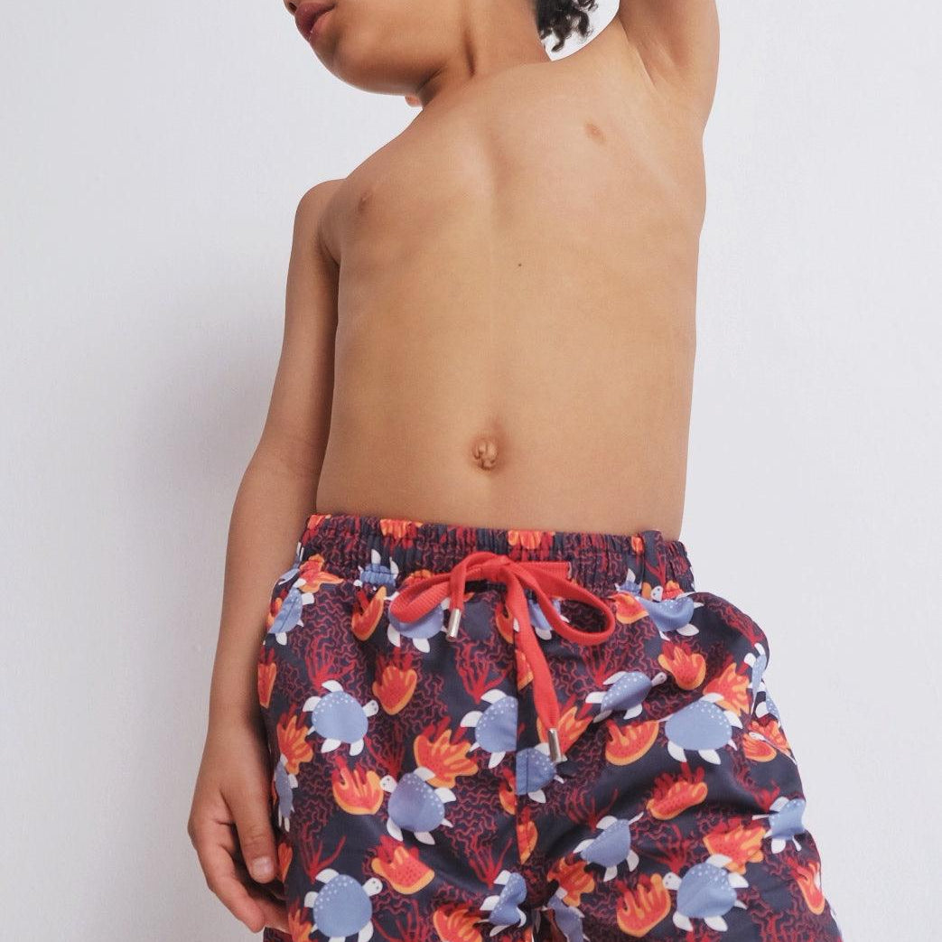 Navy Under Water Swim Suit - Ourkids - Playmore