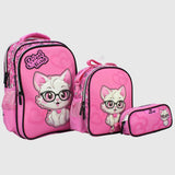 Nerdy Kitten 17 Inches School Set - Ourkids - Glossy Bird