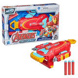 Nerf Avengers Mech Strike Iron Man Strike shot Gauntlet - Ourkids - Hasbro