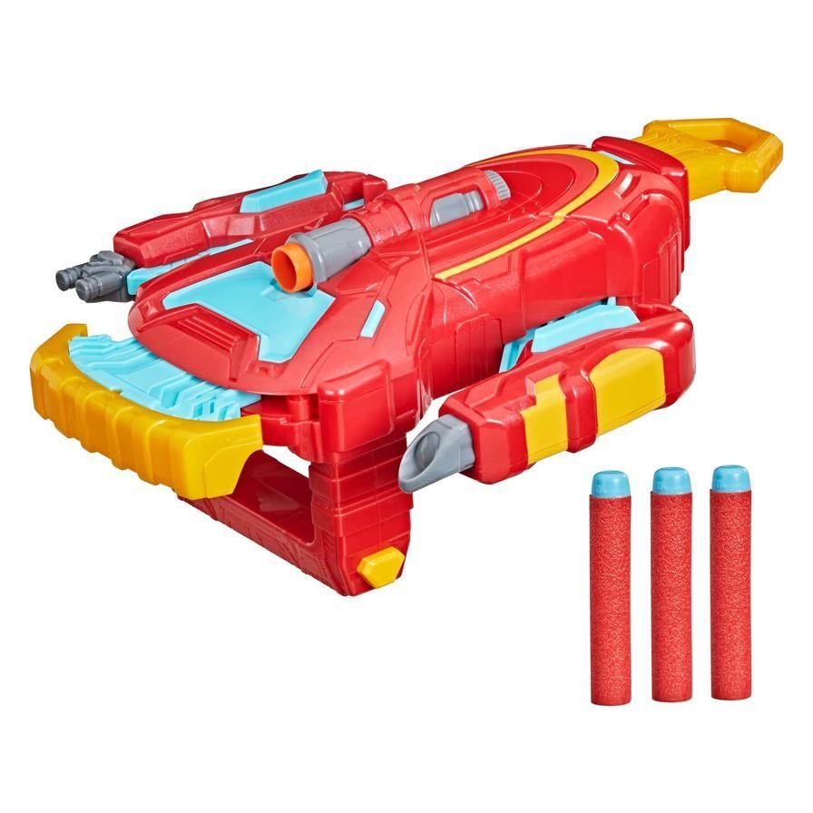 Nerf Avengers Mech Strike Iron Man Strike shot Gauntlet - Ourkids - Hasbro