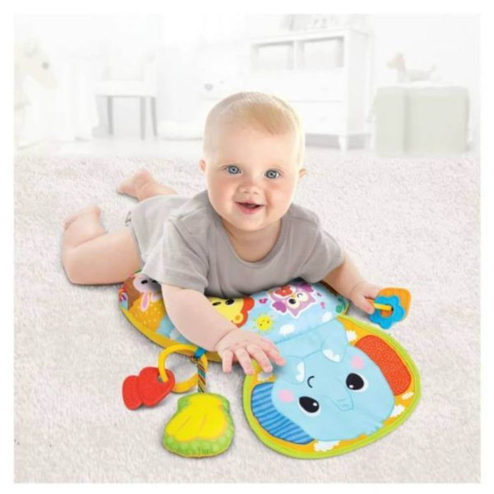 WinFun Jungle Fun Tummy Time Pillow - Elephant
