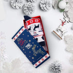 New Year's Crew Gift Box Christmas Tree & Deers Blue One Size - Ourkids - Tale Of Socks