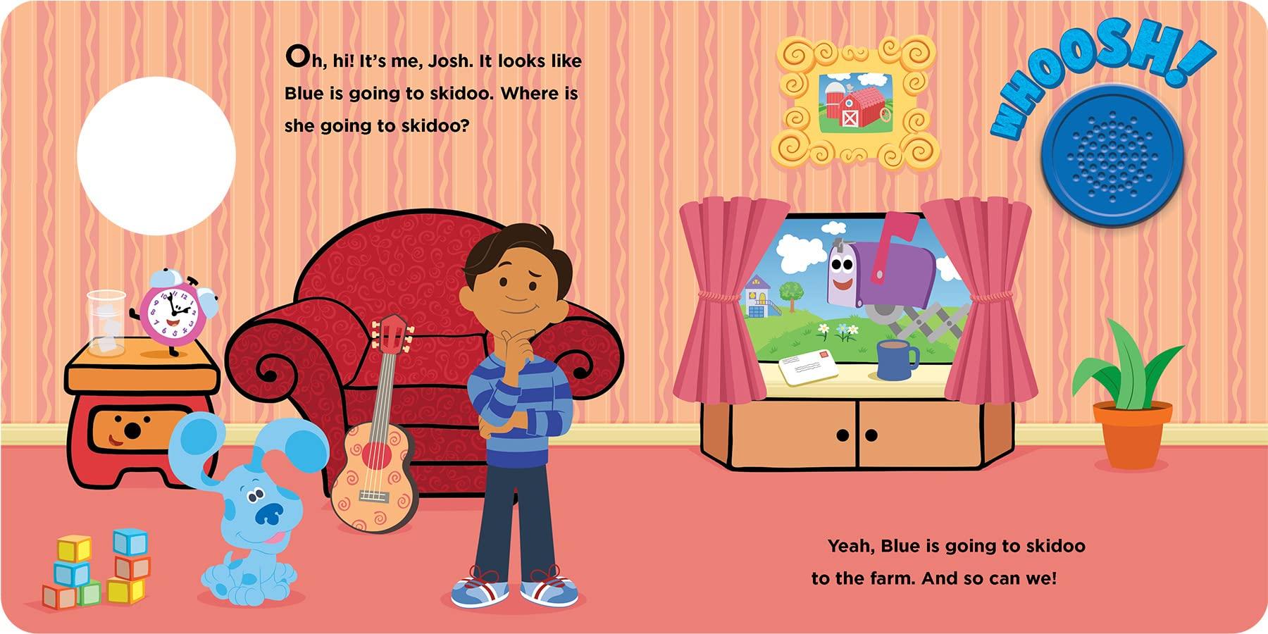 Nickelodeon Blue's Clues & You! â€“ Where To, Blue? Sound Book- Josh, Blue, Magenta, Josh, and More! - Ourkids - OKO