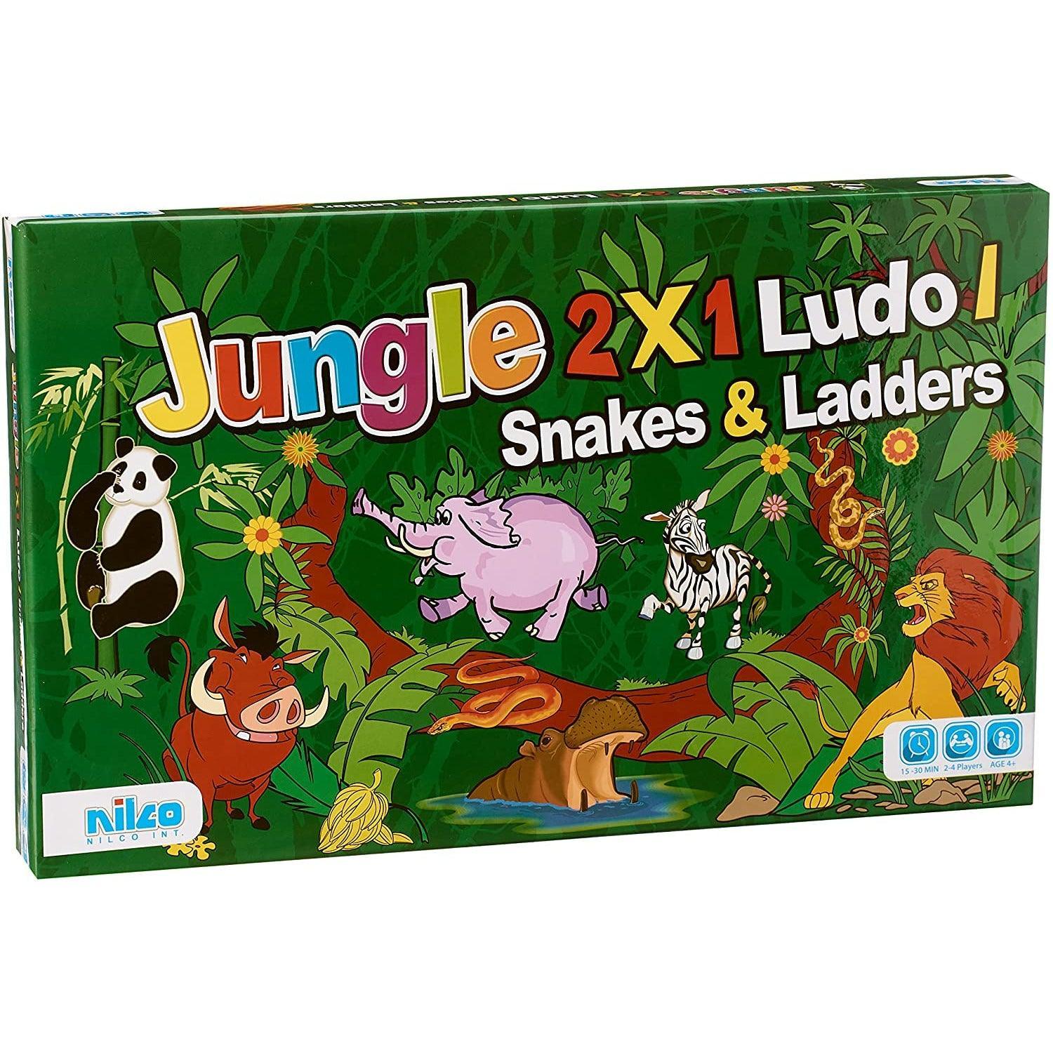 Nilco 2 in 1 Ludo and Snake and Ladder Board Game - Ourkids - Nilco