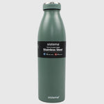 NORDIC GREEN SISTEMA HYDRATION 750ML STAINLESS STEEL BOTTLE - Ourkids - Sistema