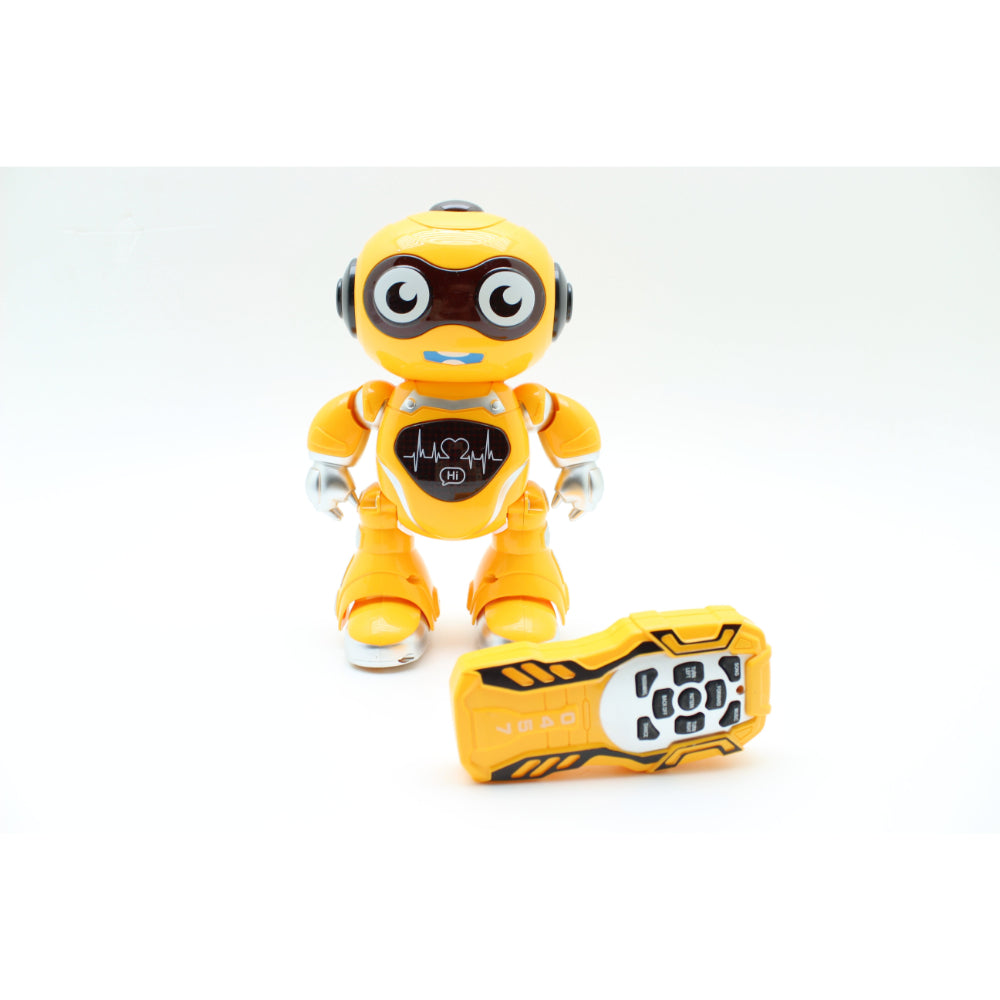 Smart Remote Control Dancing Robot – Yellow