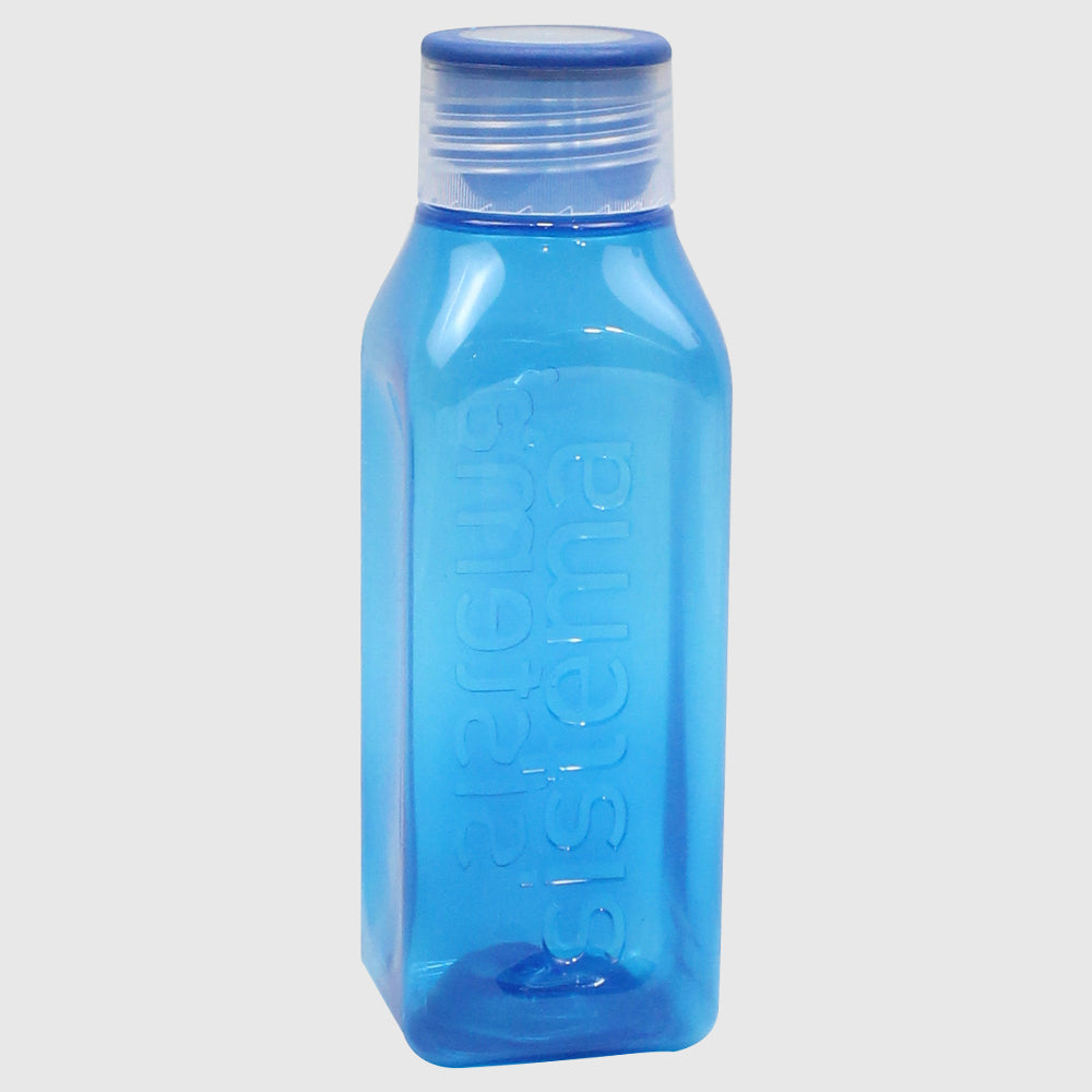 OCEAN BLUE SISTEMA HYDRATION 475ML SQUARE BOTTLE - Ourkids - Sistema