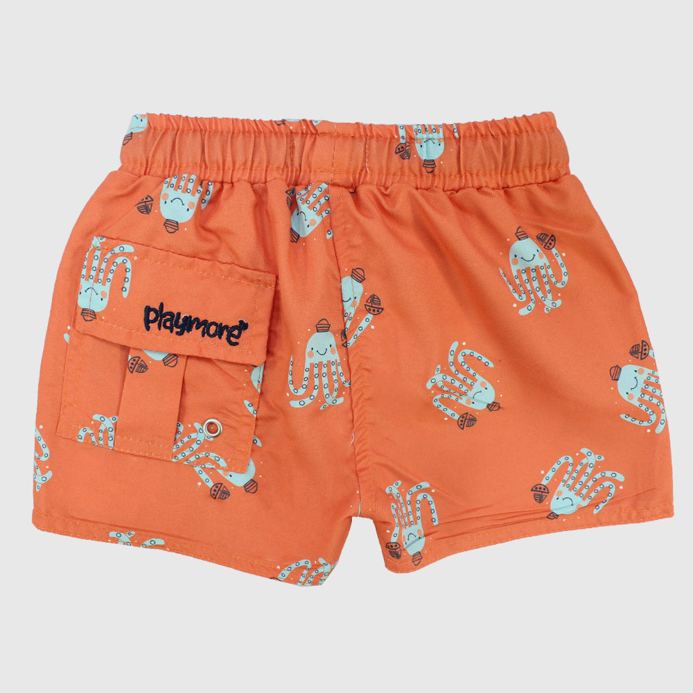 Octopus Orange Swim Suit - Ourkids - Playmore