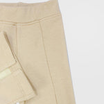 Off White Wide-Leg Leggings - Ourkids - Playmore