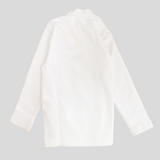 Offwhite Long-Sleeved Plain Half Collar T-Shirt - Ourkids - Ourkids