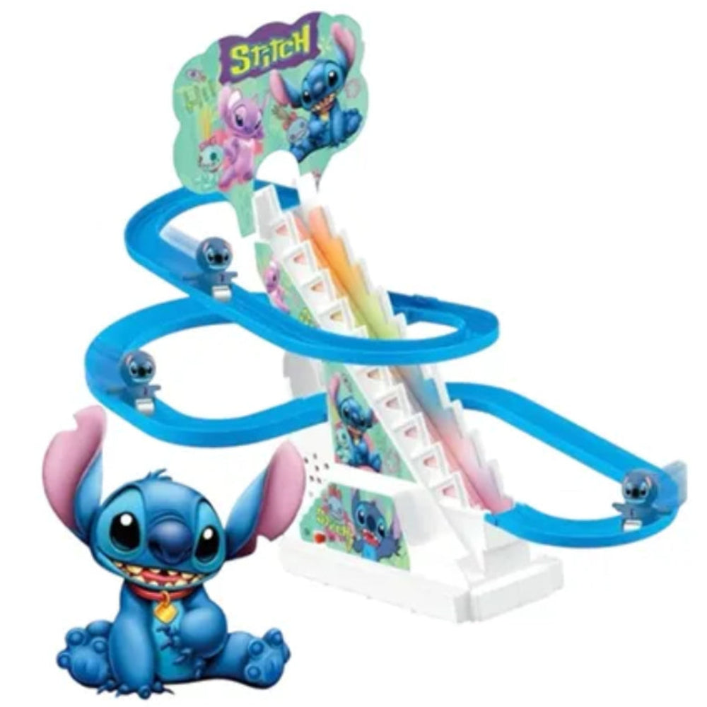 Stitch Electric Stair Climbing Track Toy