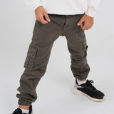 Olive Cargo Pants - Ourkids - Playmore