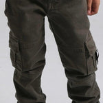 Olive Cargo Pants - Ourkids - Playmore