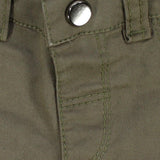 Olive Gabardine Shorts - Ourkids - Playmore